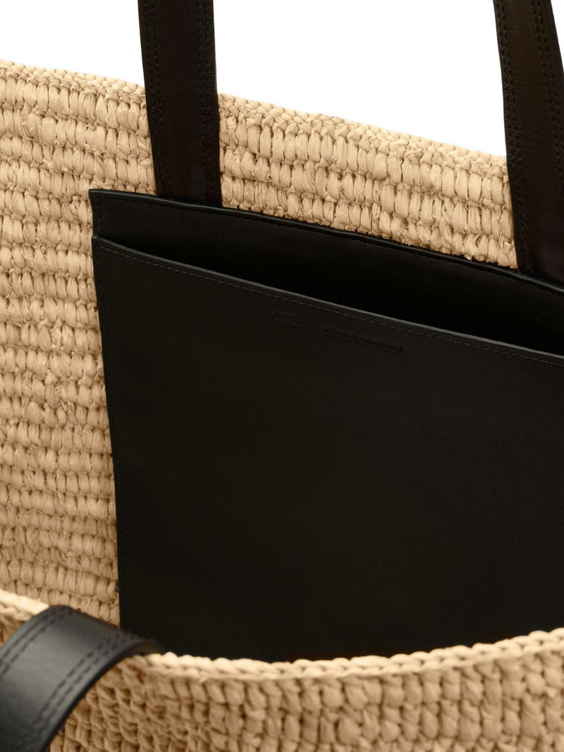 Ami Paris Natural Rafia Heartfriend Tote Bag - Raffia | Urbalenti | Urba... | Urbalenti™ NYC