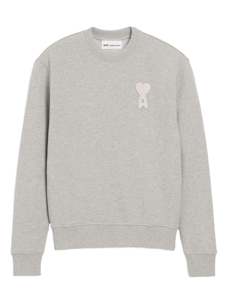 Ami Paris Ami De Coeur cotton sweatshirt | Urbalenti™ NYC