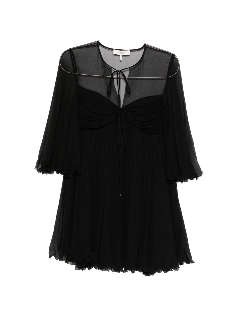 Chloé ChloÃ© Silk mini dress | Urbalenti™ NYC