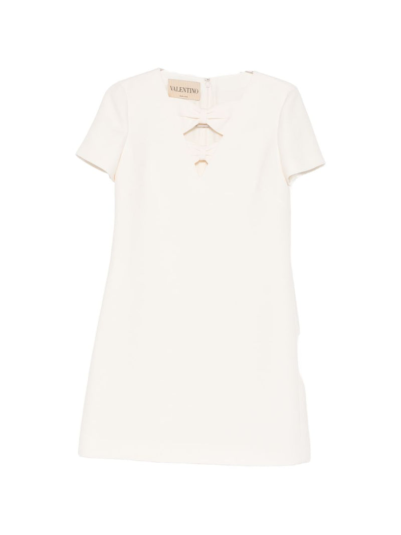 Valentino Wool and silk blend short dress | Urbalenti™ NYC