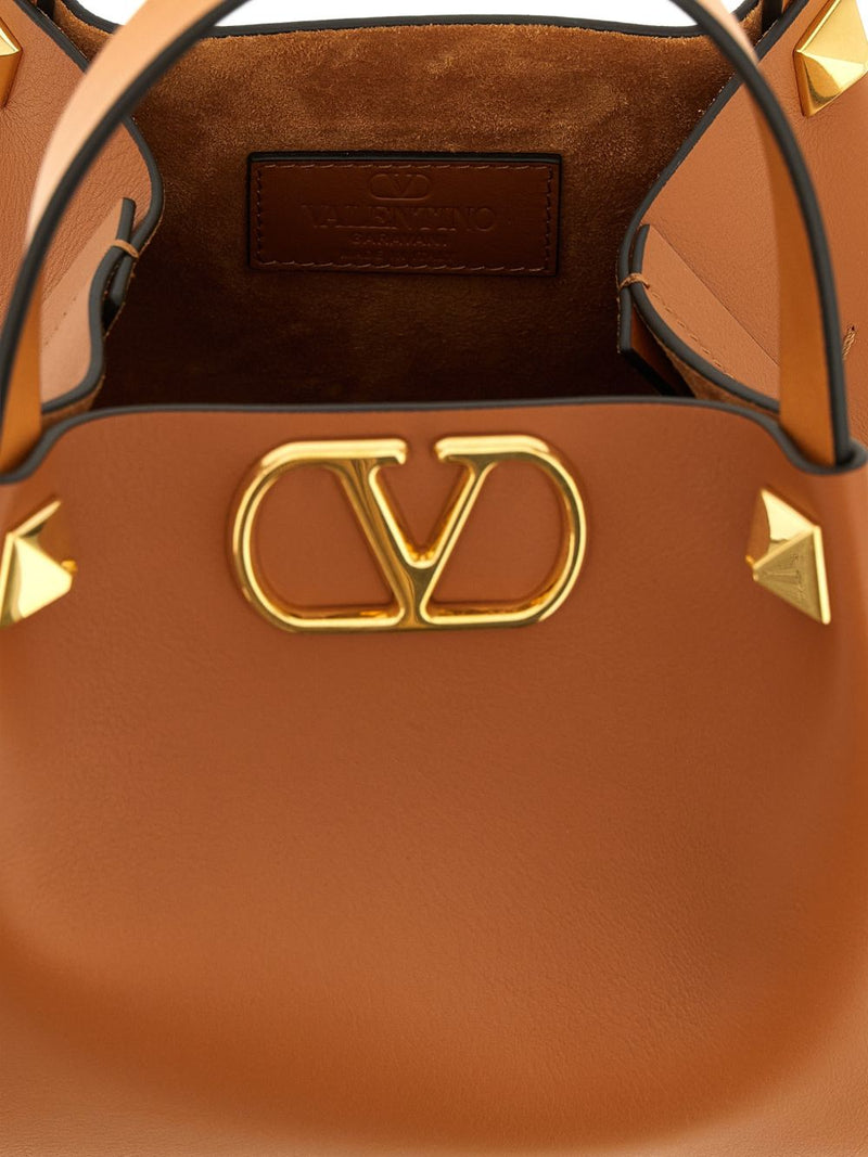 Valentino Garavani VLogo embellished leather shoulder bag | Urbalenti™ NYC