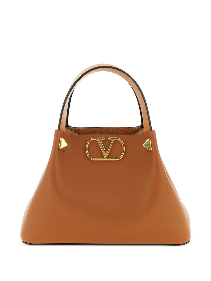 Valentino Garavani VLogo embellished leather shoulder bag | Urbalenti™ NYC