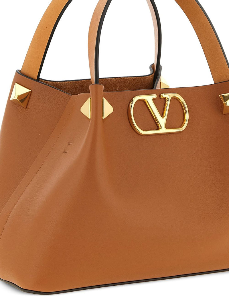 Valentino Garavani VLogo embellished leather shoulder bag | Urbalenti™ NYC