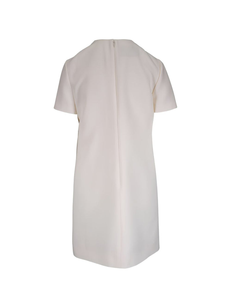 Valentino VLogo Signature wool and silk dress | Urbalenti™ NYC