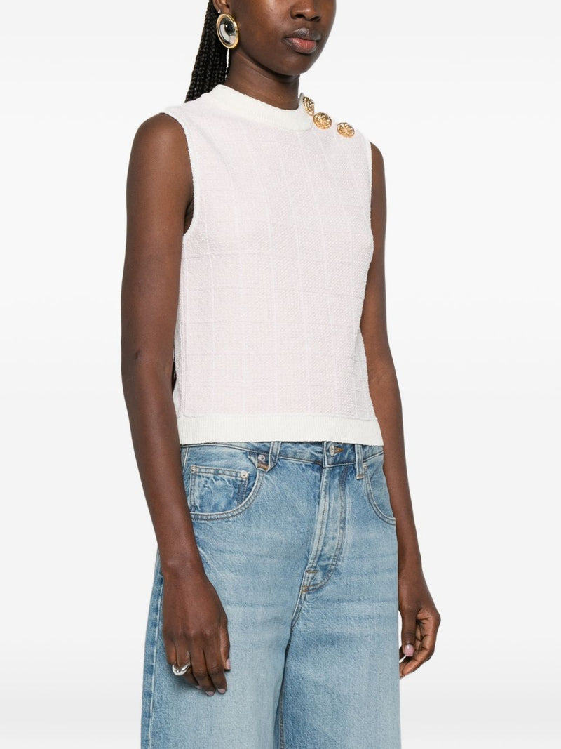 Balmain Balmain Tweed Tank top