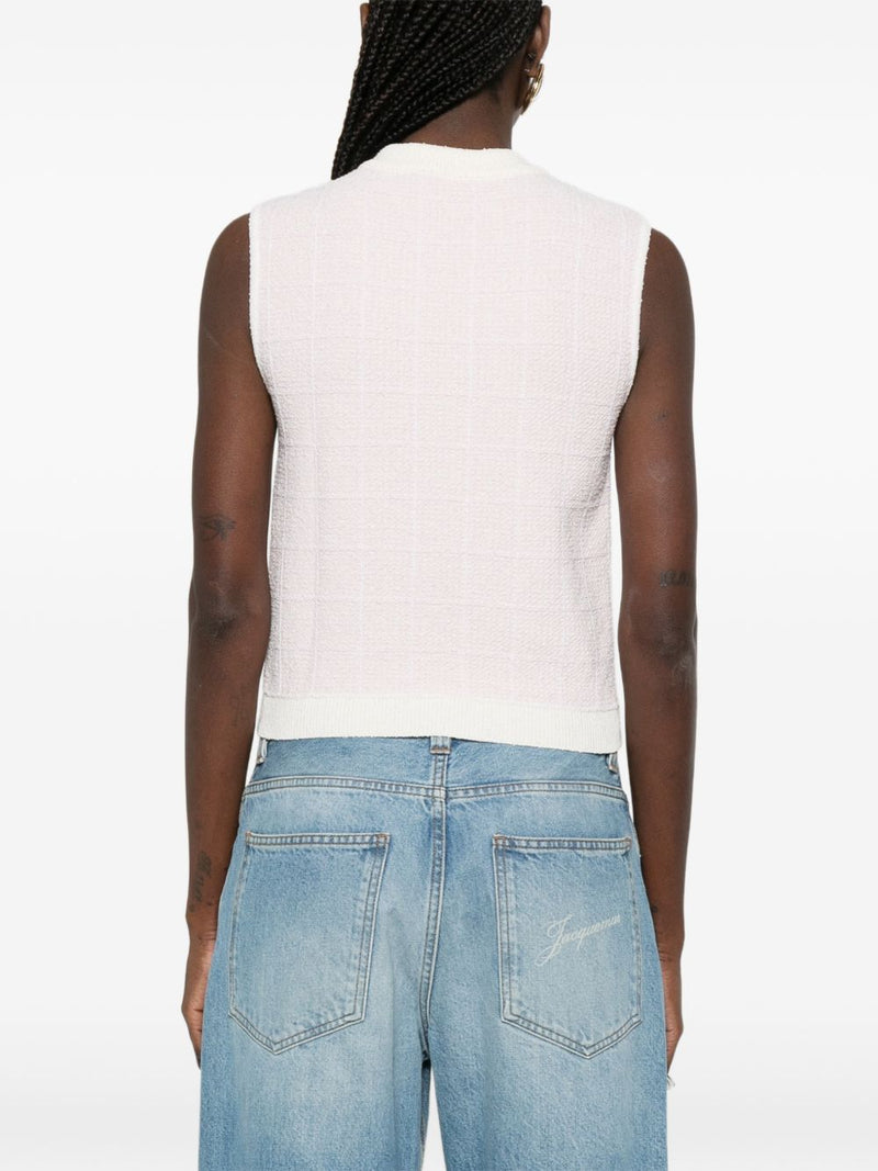 Balmain Balmain Tweed Tank top