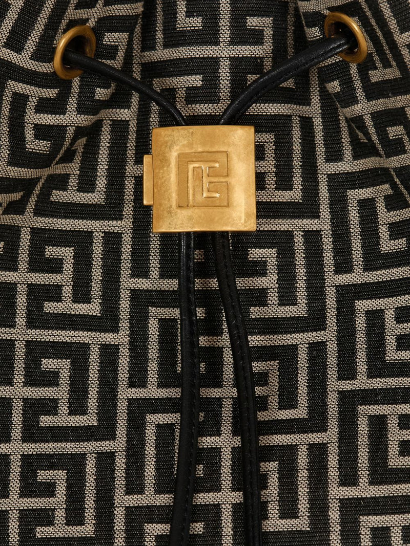 Balmain Balmain Pulse Monogram Jacquard Backpack