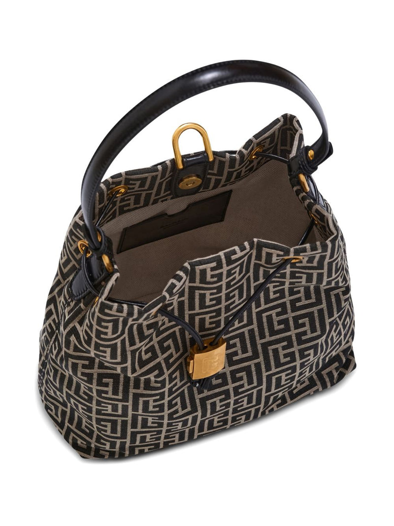 Balmain Balmain Pulse Monogram Jacquard Backpack
