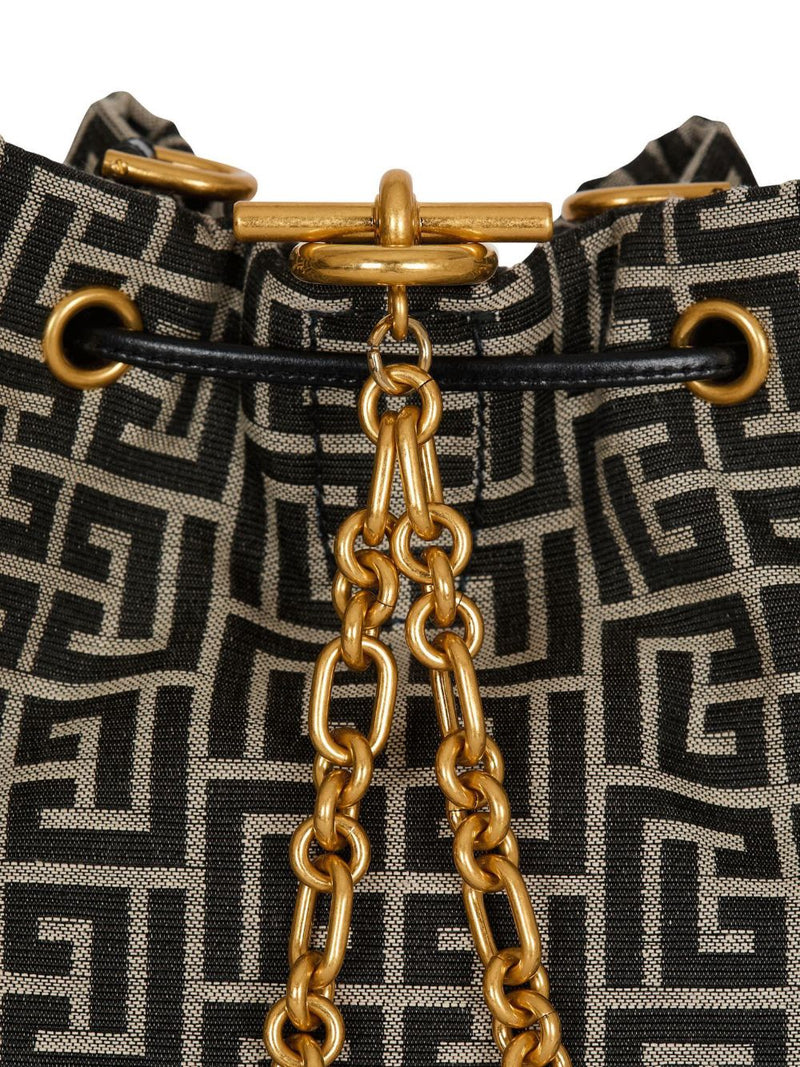 Balmain Balmain Pulse Monogram Jacquard Backpack
