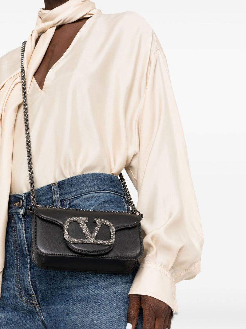 Valentino Garavani LocÃ² small leather shoulder bag Variant 2 | Urbalenti™ NYC