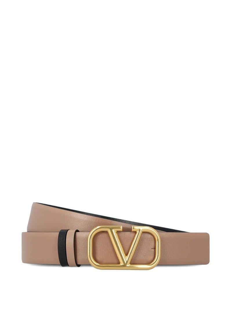Valentino Garavani Leather reversible Vlogo belt | Ur... | Urbalenti™ NYC