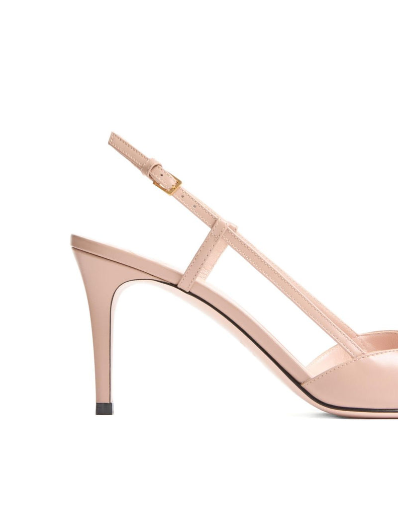 Valentino Garavani Valentino Garavani Vlogo Signature Slingback Décolleté In 80mm