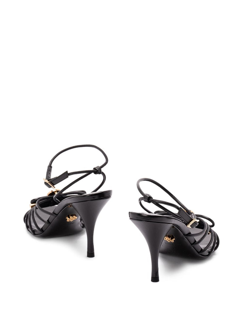 Versace Opera Bow Nappa Sandals | Urbalenti™ NYC