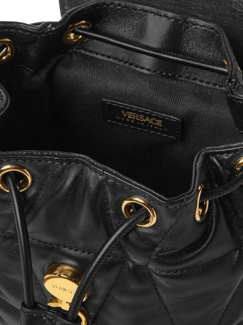 Versace Kleio Quilted Nappa Backpack | Urbalenti™ NYC