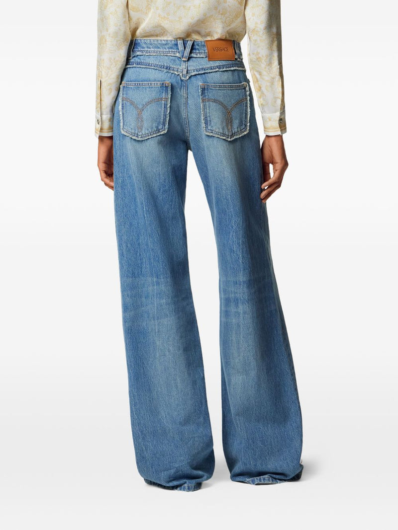 Versace Denim cotton jeans | Urbalenti™ NYC