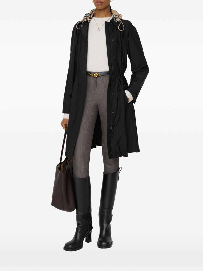 Burberry Equestrian Knight design Nylon parka coat | Urbalenti™ NYC