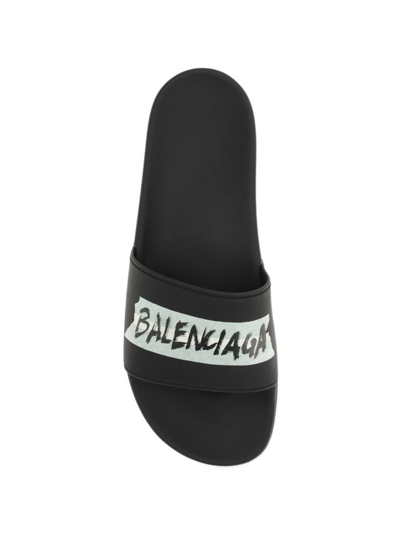 Balenciaga Pool slide sandals | Urbalenti™ NYC