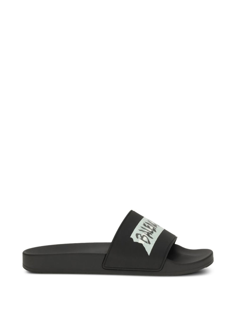 Balenciaga Pool slide sandals | Urbalenti™ NYC