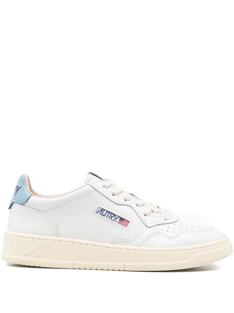 Autry Medalist Low Leather Sneakers - White Platform - Style B01-P26 | U... | Urbalenti™ NYC