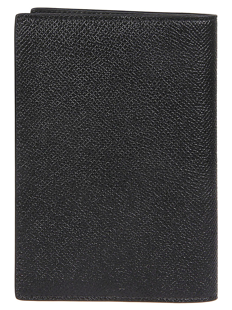 Balenciaga Logo leather passport case | Urbalenti™ NYC