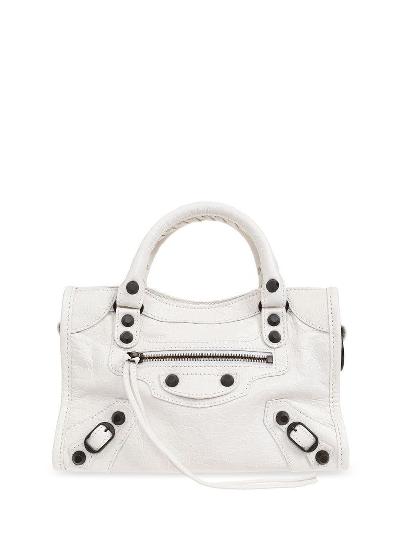 Balenciaga Le City Bag Mini In Optic White | Urbalenti™ NYC