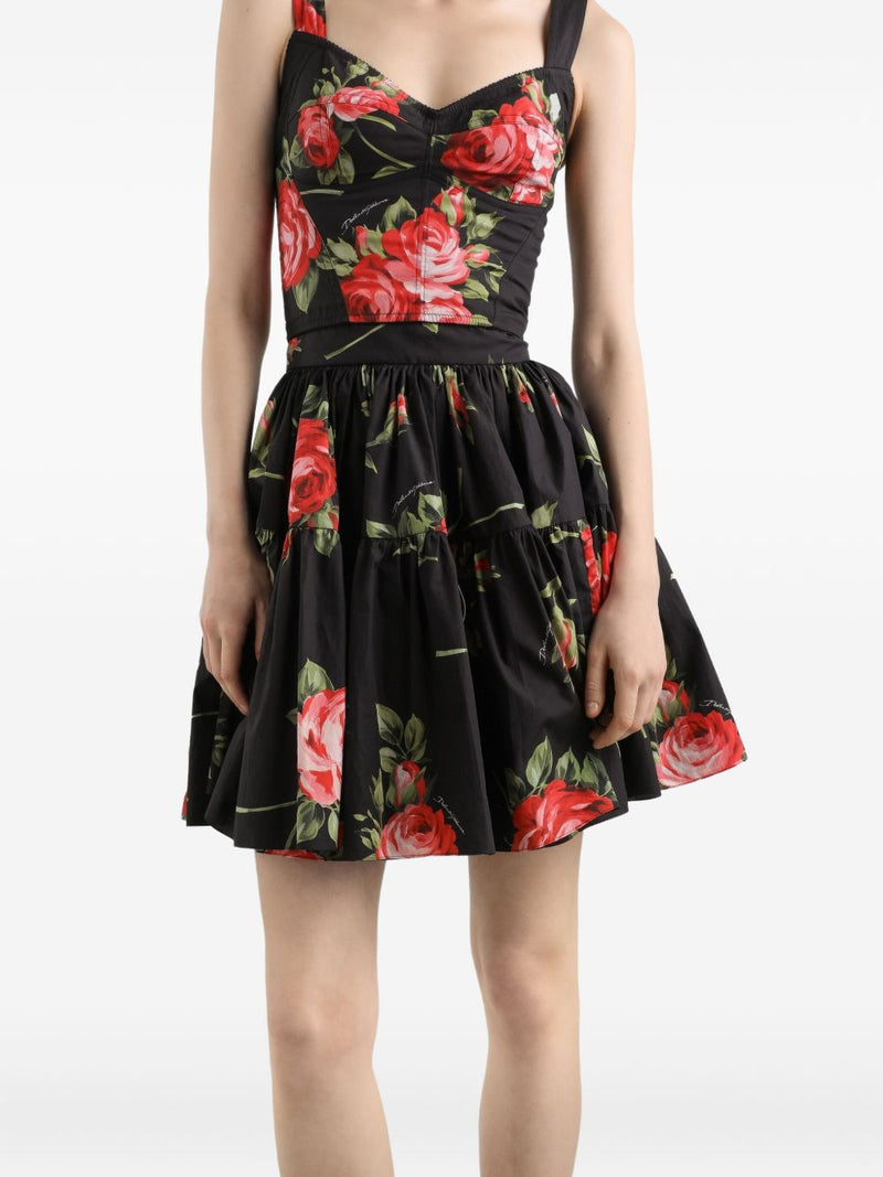 Dolce & Gabbana -bouquet rose mini skirt | Urbalenti™ NYC