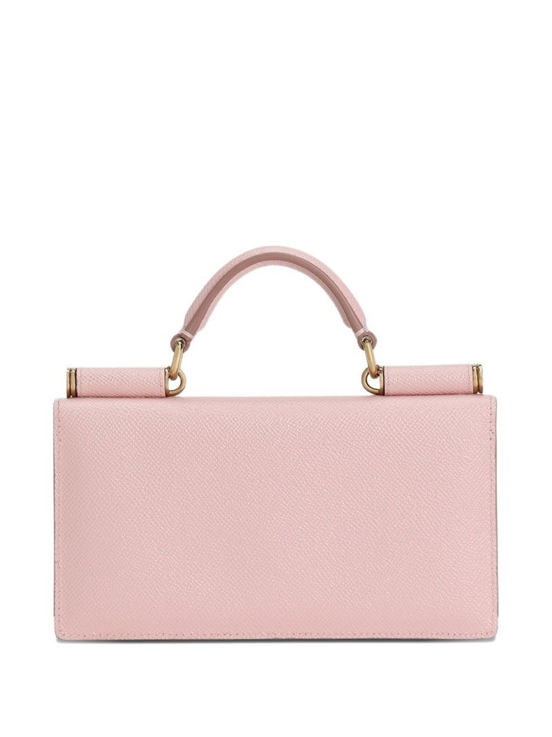 Dolce & Gabbana -Miss Sicily mini bag in pink leather | U... | Urbalenti™ NYC
