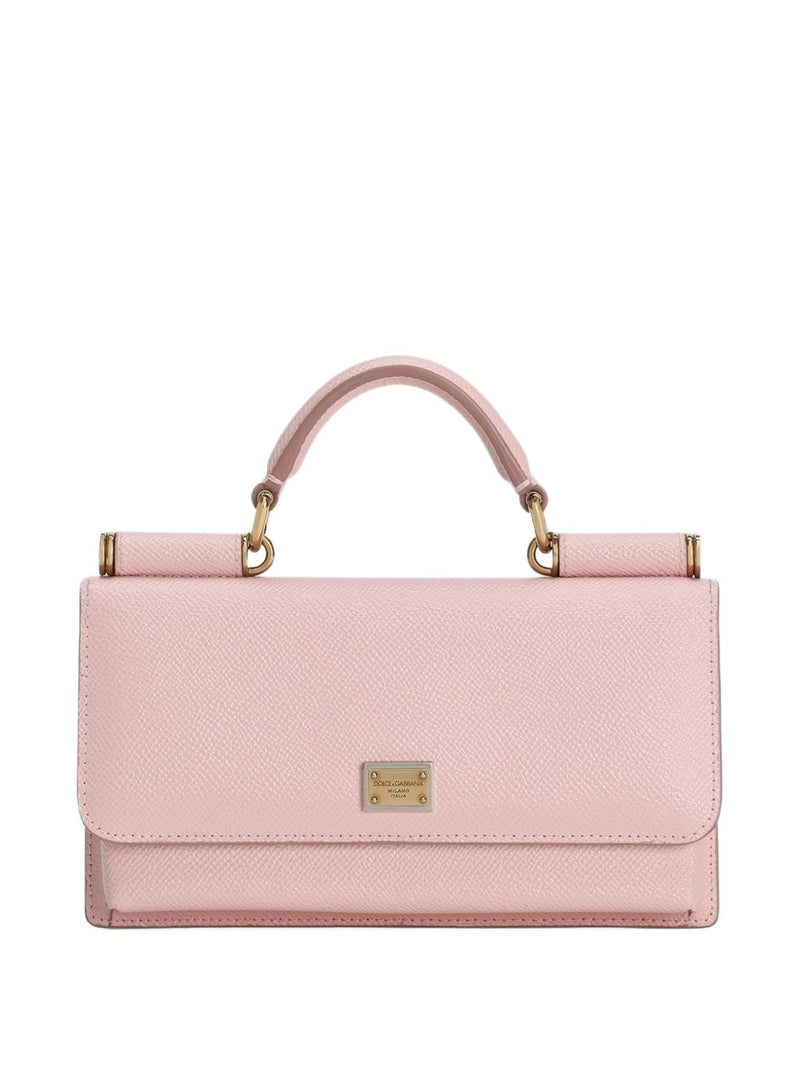 Dolce & Gabbana -Miss Sicily mini bag in pink leather | U... | Urbalenti™ NYC