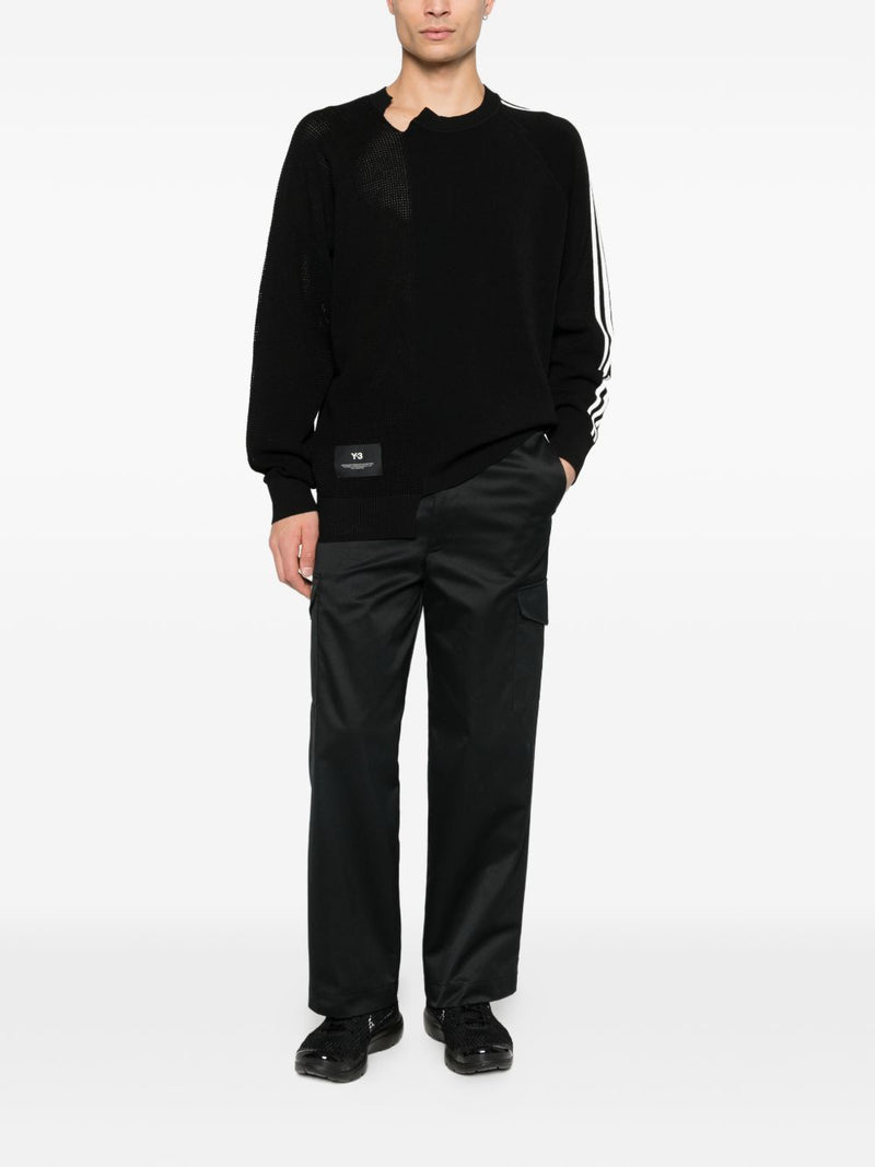 Y-3 Logo cotton sweatshirt | Urbalenti™ NYC