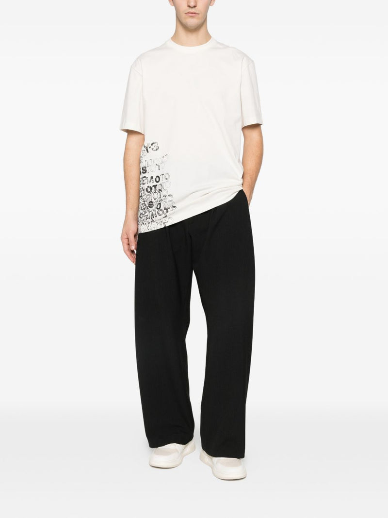 Y-3 Printed cotton t-shirt | Urbalenti™ NYC