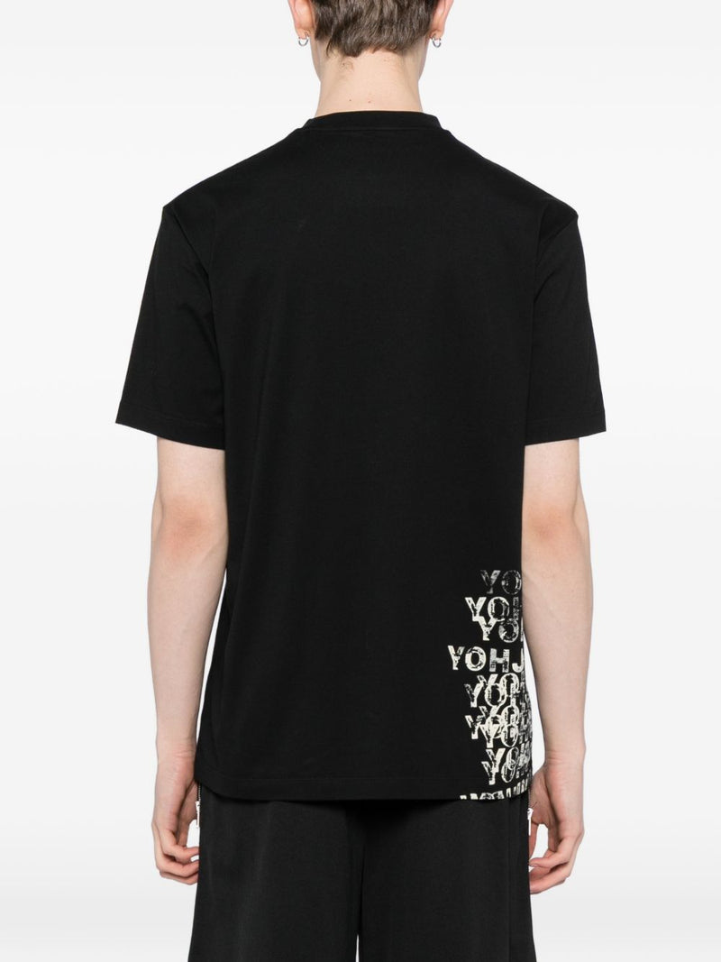Y-3 Printed cotton t-shirt | Urbalenti™ NYC