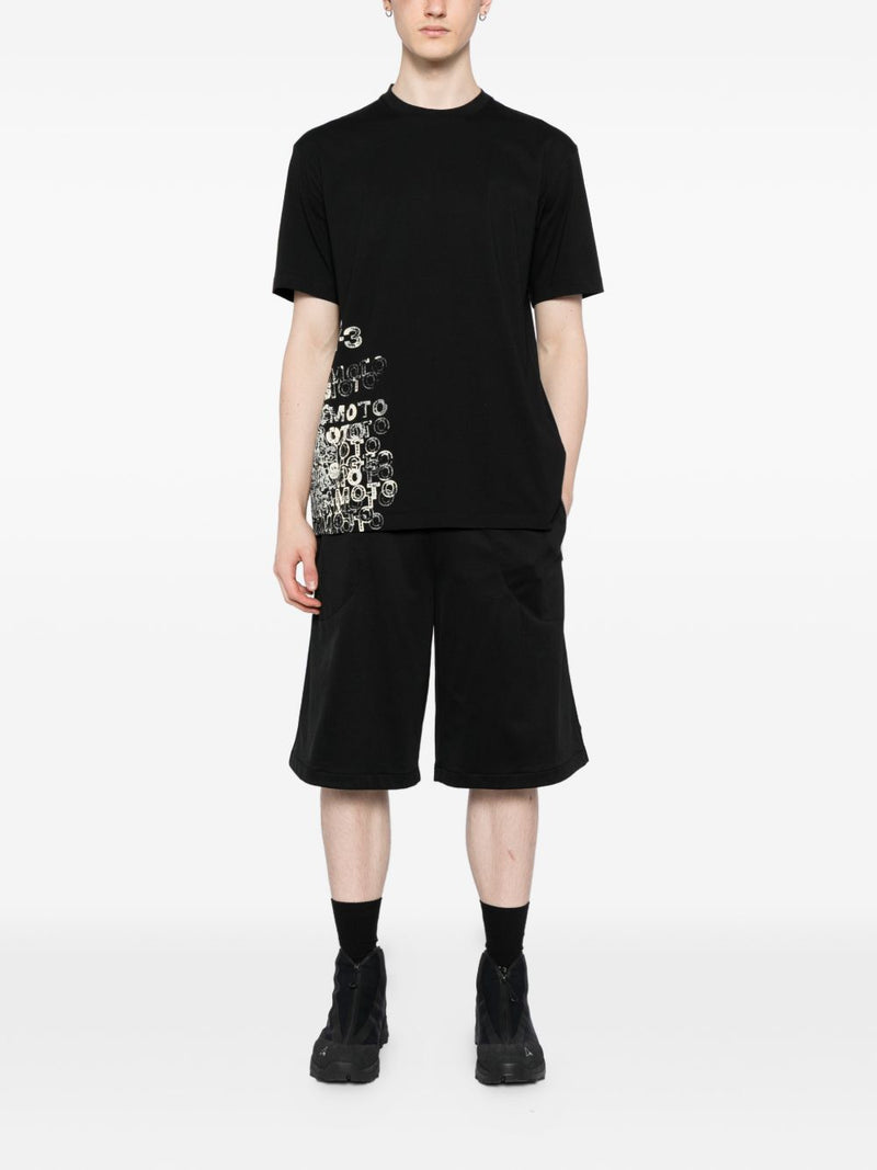Y-3 Printed cotton t-shirt | Urbalenti™ NYC