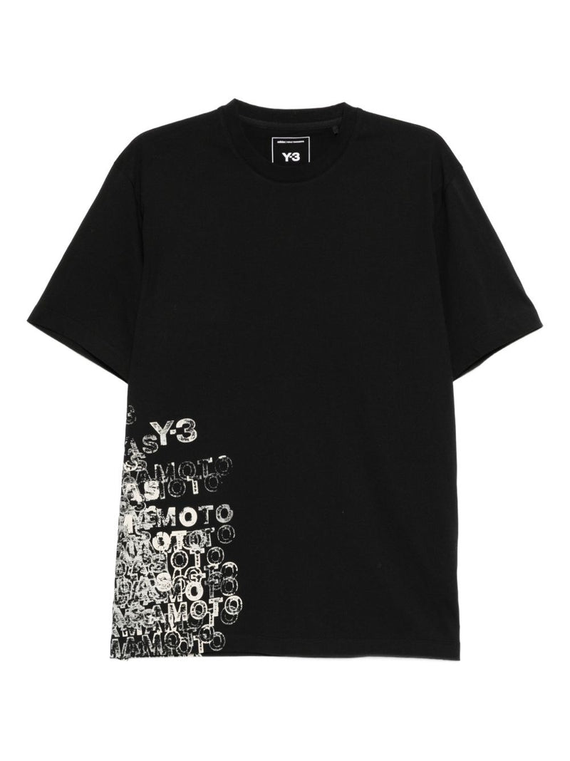 Y-3 Printed cotton t-shirt | Urbalenti™ NYC