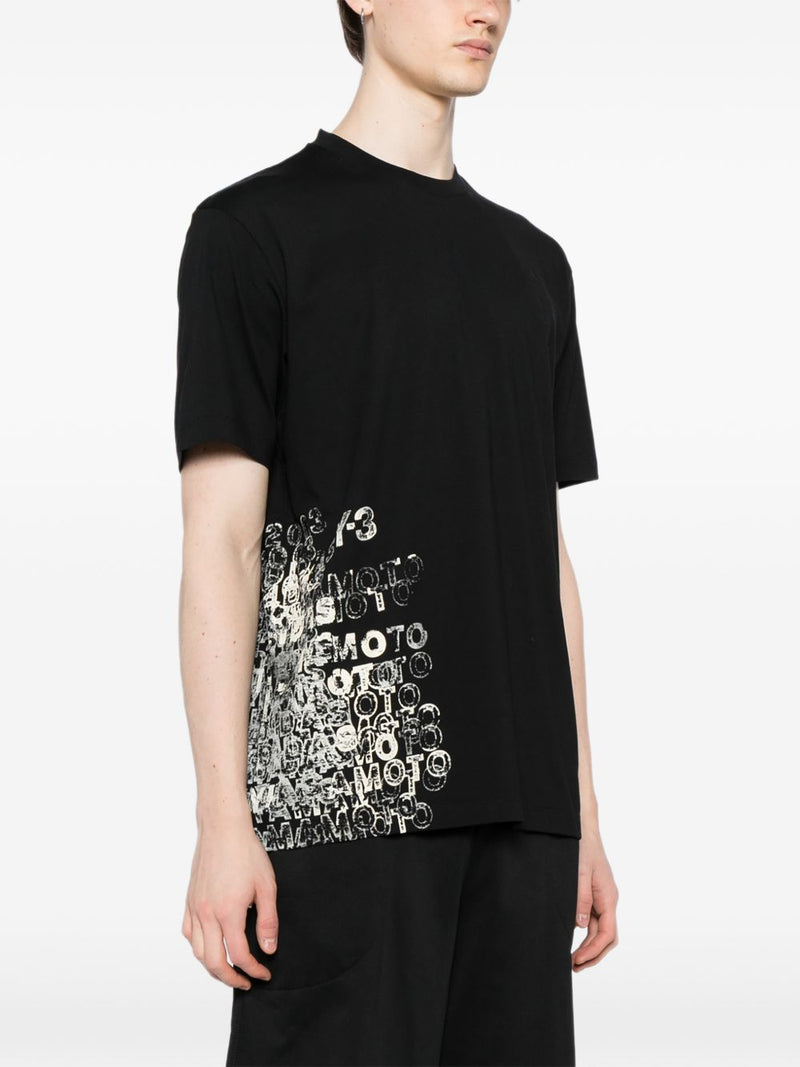 Y-3 Printed cotton t-shirt | Urbalenti™ NYC