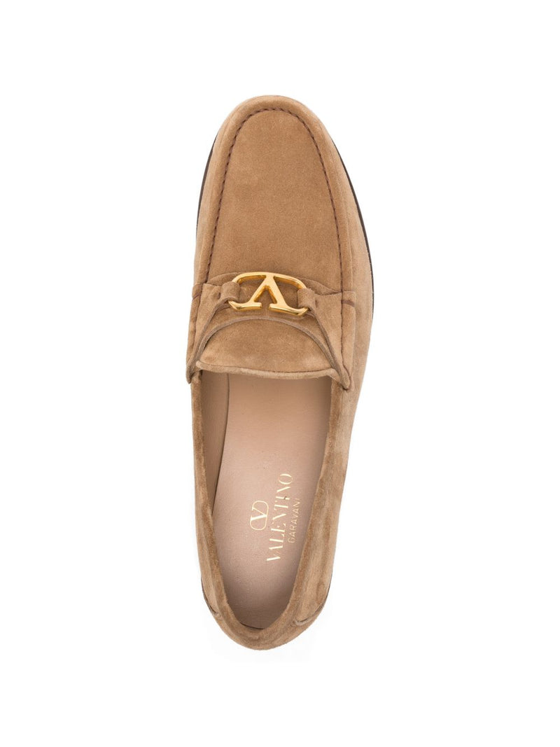 Valentino Garavani VLogo Signature suede loafers | Ur... | Urbalenti™ NYC