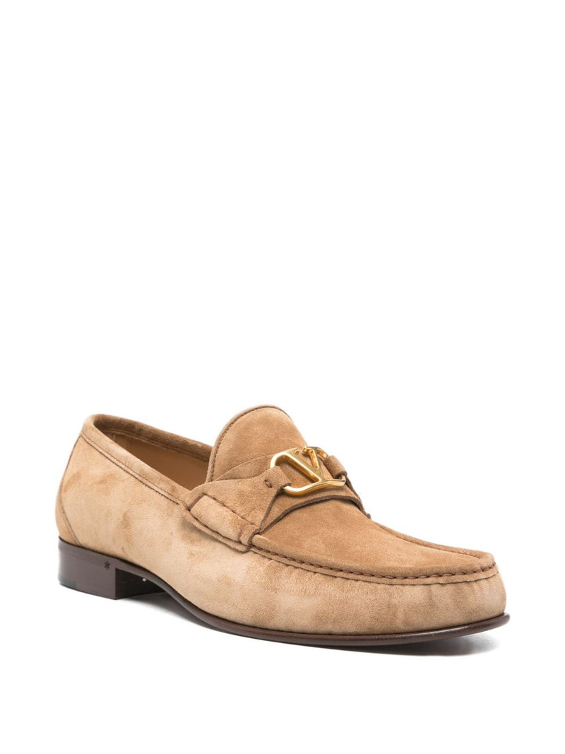Valentino Garavani VLogo Signature suede loafers | Ur... | Urbalenti™ NYC