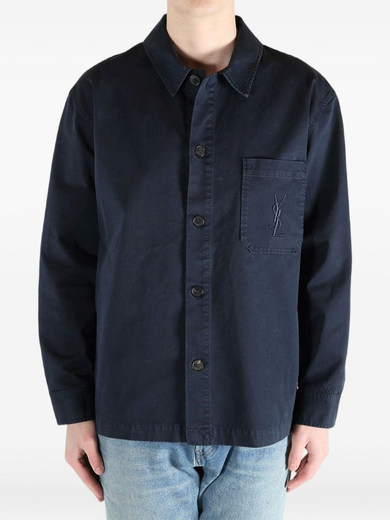 Saint Laurent Cotton overshirt | Urbalenti™ NYC