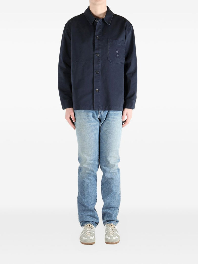 Saint Laurent Cotton overshirt | Urbalenti™ NYC