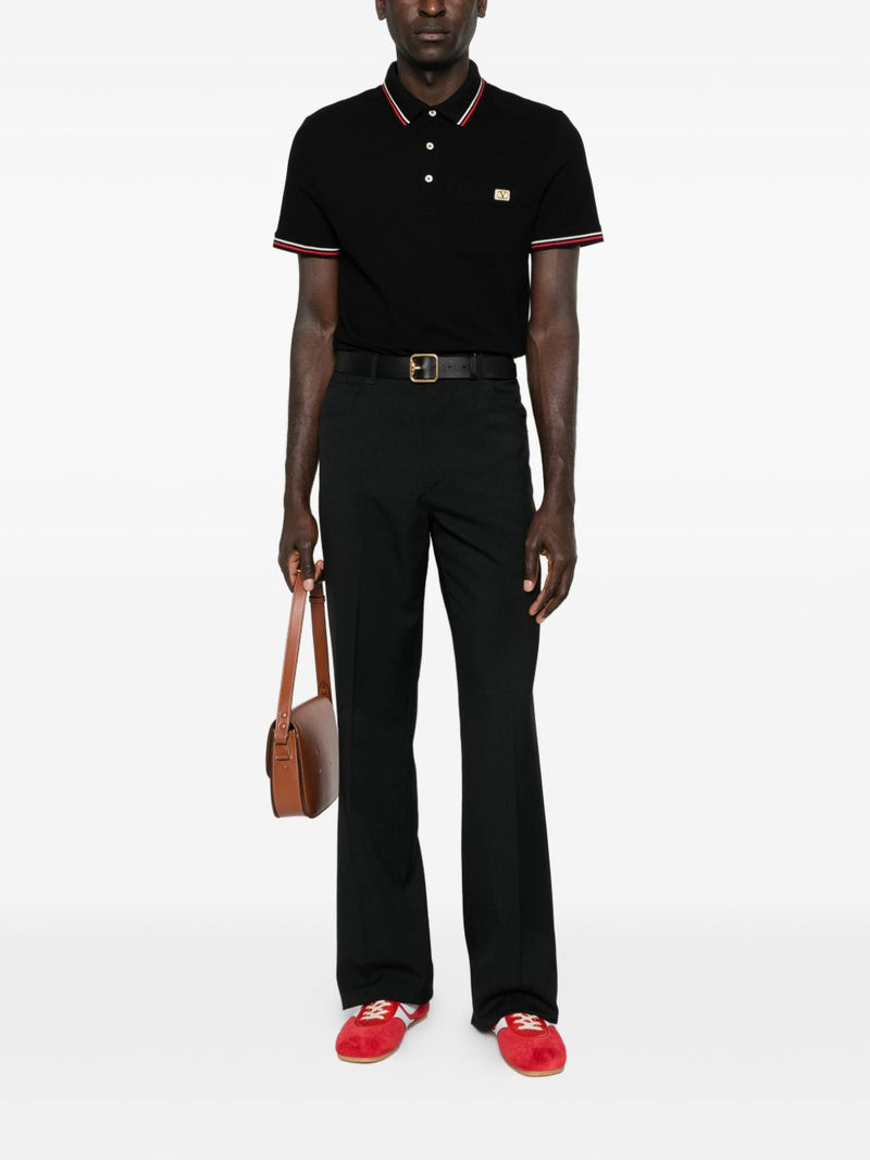 Valentino VLogo Signature cotton polo shirt | Urbalenti™ NYC