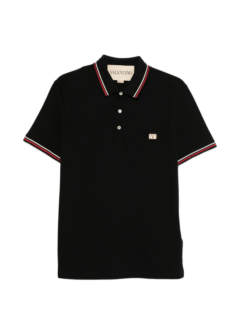 Valentino VLogo Signature cotton polo shirt | Urbalenti™ NYC