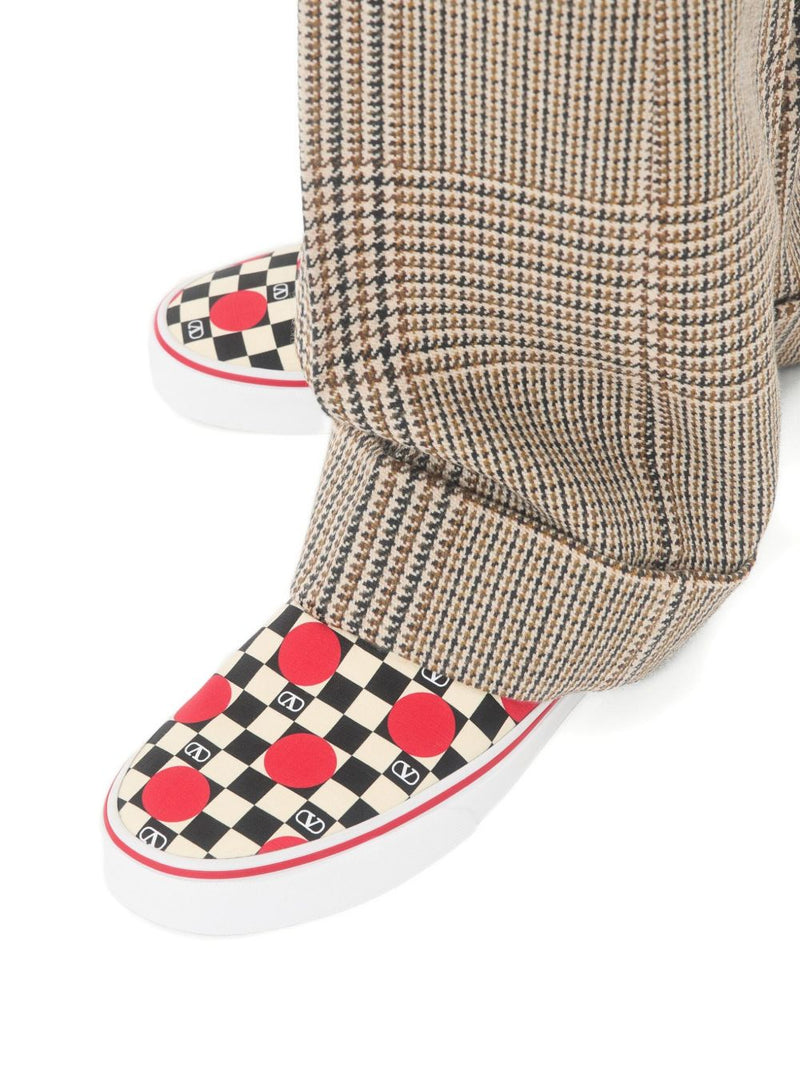 VALENTINO GARAVANI X VANS Classic Slip-On Shoes - Black Canvas - Style 6... | Urbalenti™ NYC