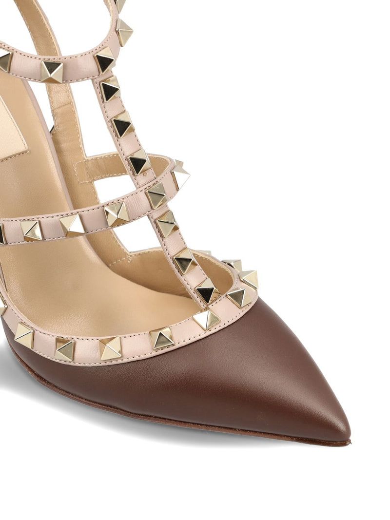 Valentino Garavani Valentino Garavani Patent Rockstud Caged Pump 100Mm