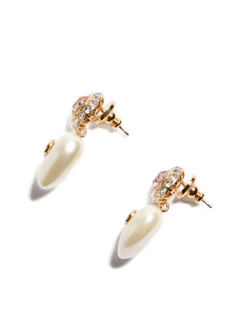 Valentino Garavani VLogo Signature Pearl earrings | Urbalenti™ NYC