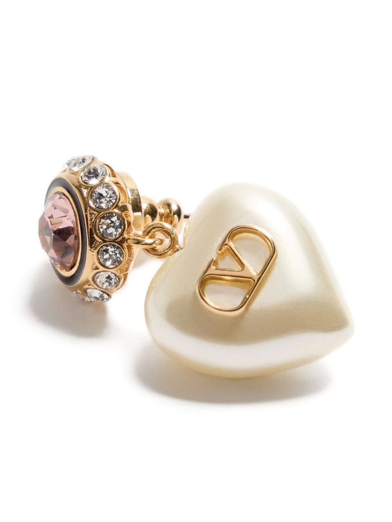 Valentino Garavani VLogo Signature Pearl earrings | Urbalenti™ NYC
