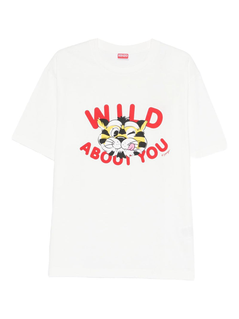 Kenzo Wild Tiger cotton t-shirt | Urbalenti™ NYC