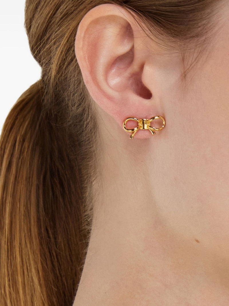 Ferragamo Bow Earrings | Urbalenti™ NYC