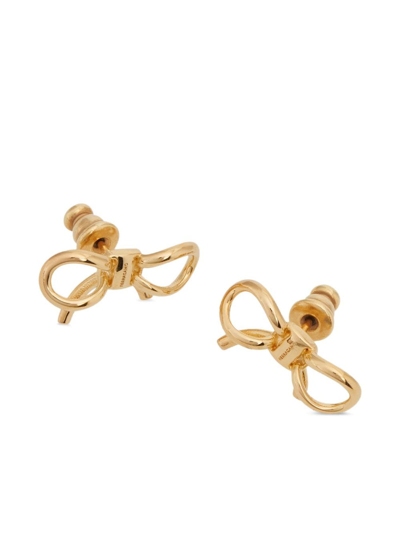 Ferragamo Bow Earrings | Urbalenti™ NYC