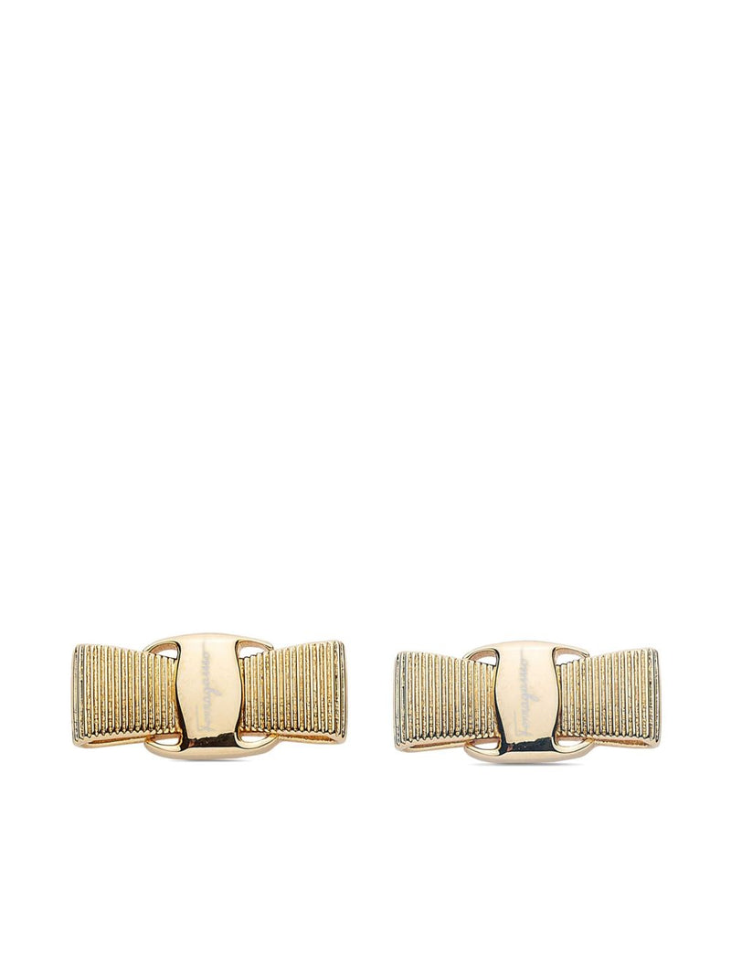 Ferragamo Vara Bow Earrings | Urbalenti™ NYC