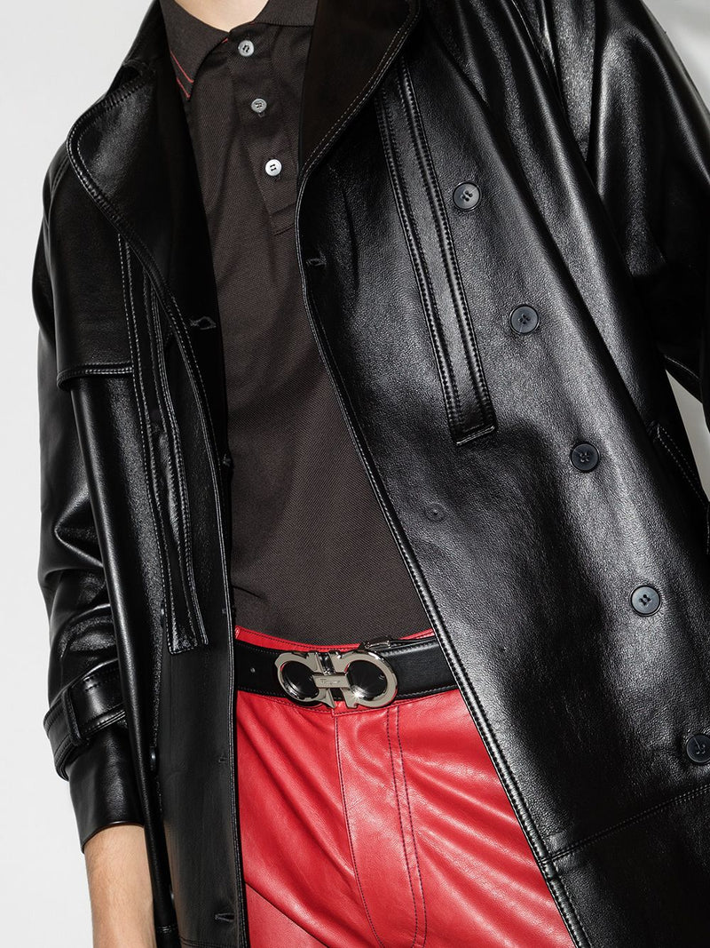 Ferragamo Ferragamo Reversible And Adjustable Gancini Belt