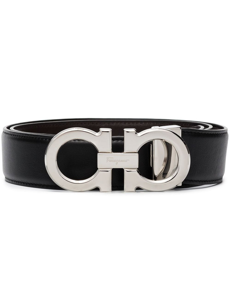 Ferragamo Ferragamo Reversible And Adjustable Gancini Belt